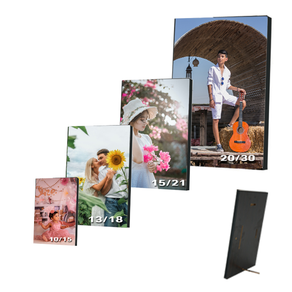 תמונה על פלטת עץ